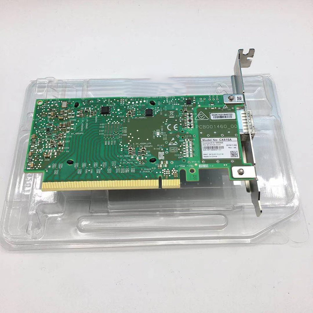 100Gbe Qsfp28 Network Card - Kartu Jaringan 100Gb/s MCX515A-CCAT ConnectX-5 100GbE