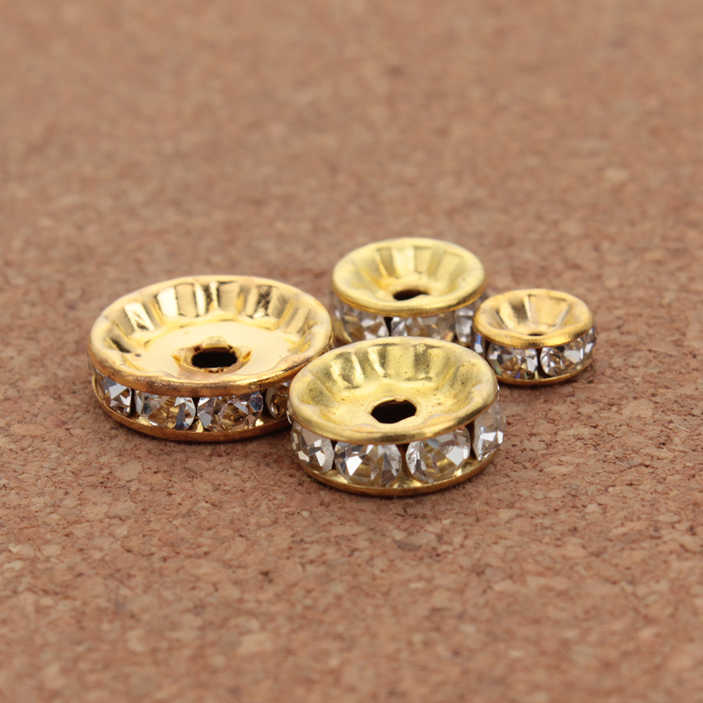 Gold 6138 - 50Pcs 4 6 8 10 12Mm