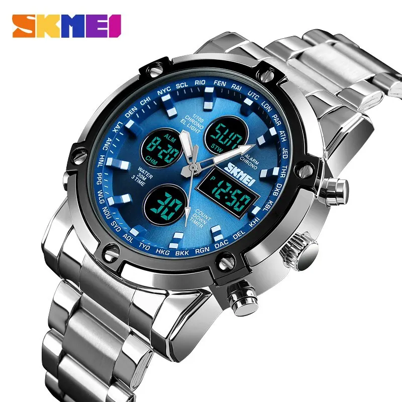 Jam Tangan Digital Skmei 1389  - Gold 6138 ulasan dan harga