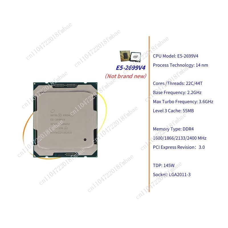 Set Kombinasi PC Desktop Matx  - E5 2699 V4 ulasan dan harga